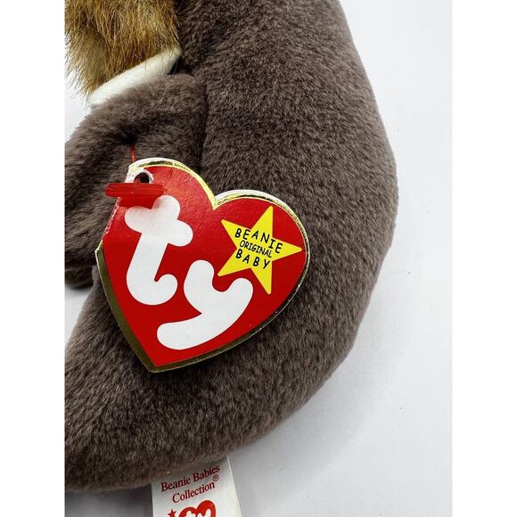 TY Beanie Baby Babies Stuffed Animal Plush Walrus Jolly 1996 - Picture 6 of 8